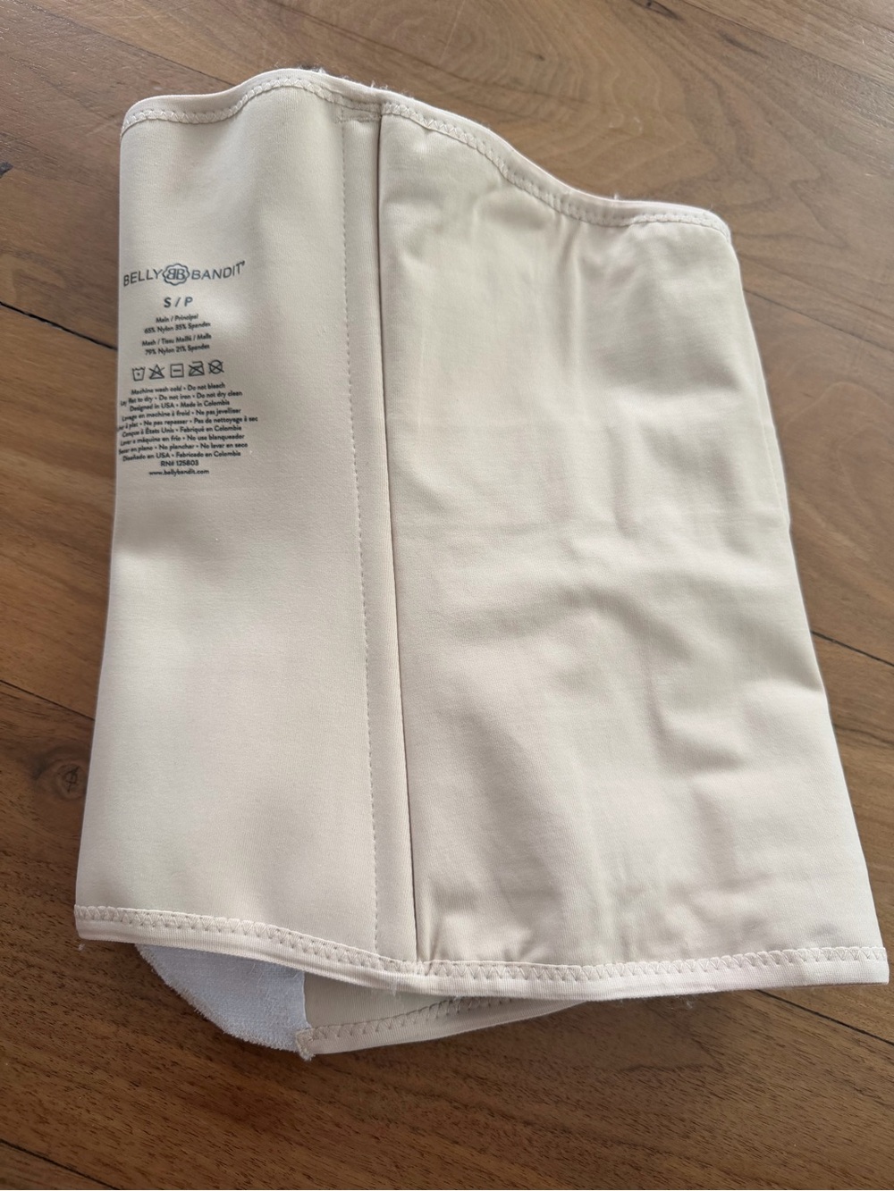 Belly Bandit Supportive Postpartum Wrap in Light Nude